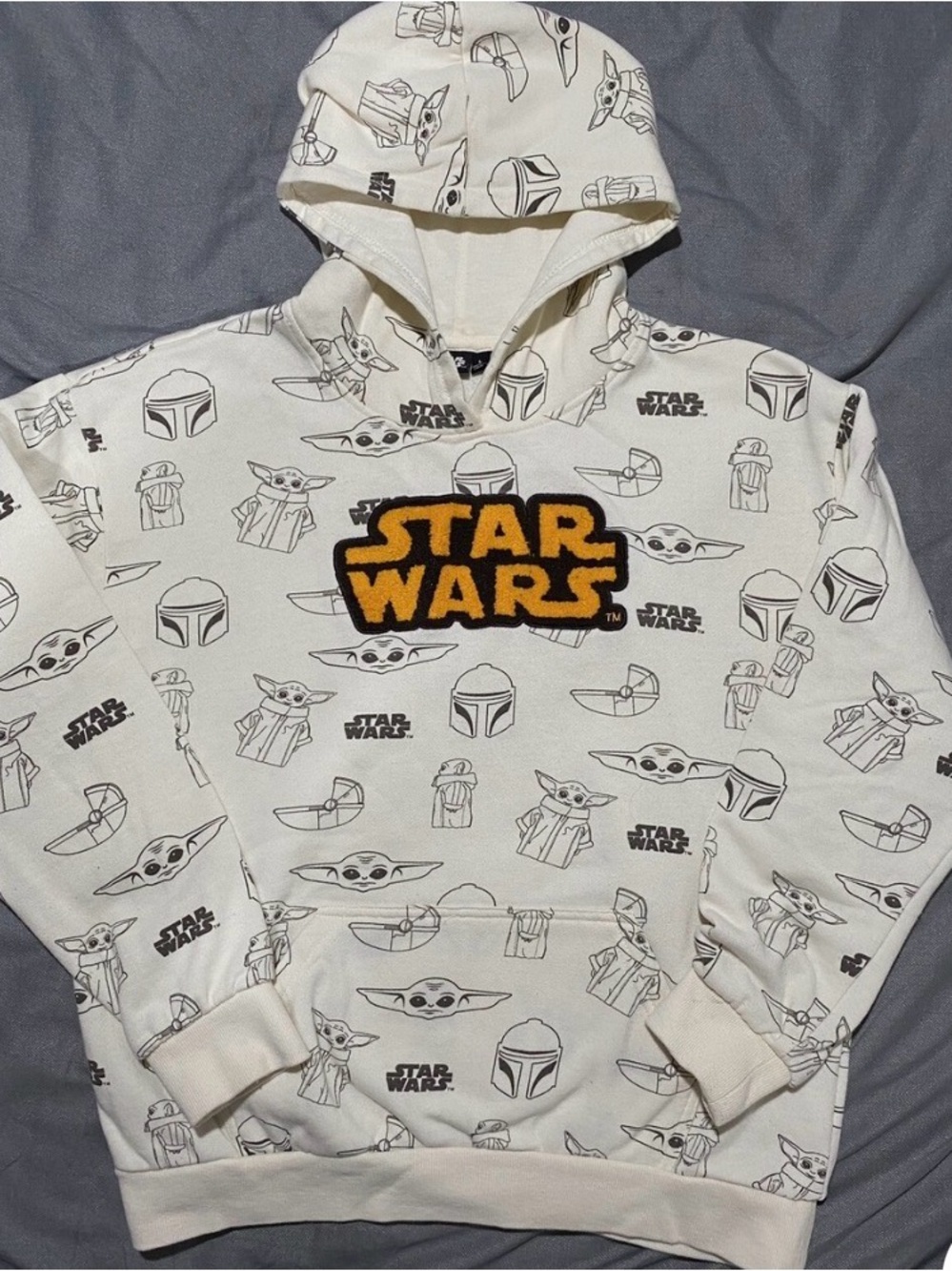 Star Wars Madalorian Grogu Hoodie | EUC | Sz L